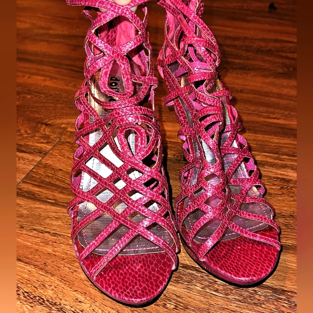 Hot Pink high heels